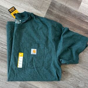 Carhartt Loose Fit Green Tee with Pocket